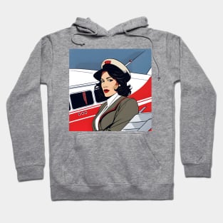 Golden Age Air Hostess QANTAS Hoodie